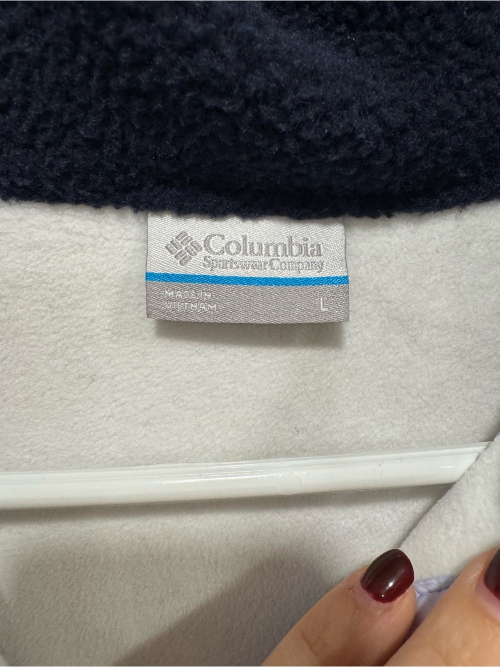 Columbia Pullover 1/2 Snap Jacket Size Large - Picture 3 of 8